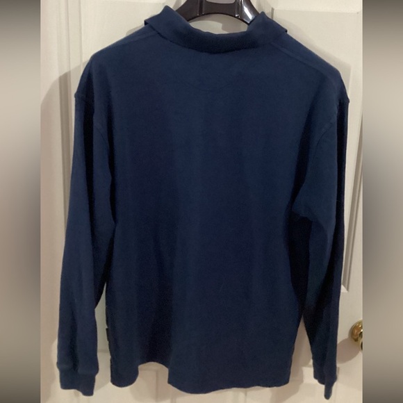 Structure Men’s Large Long Sleeve Striped Polo - Picture 4 of 6